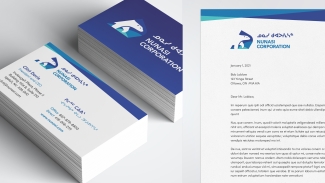 Nunasi Corporation Business Cards Letterhead
